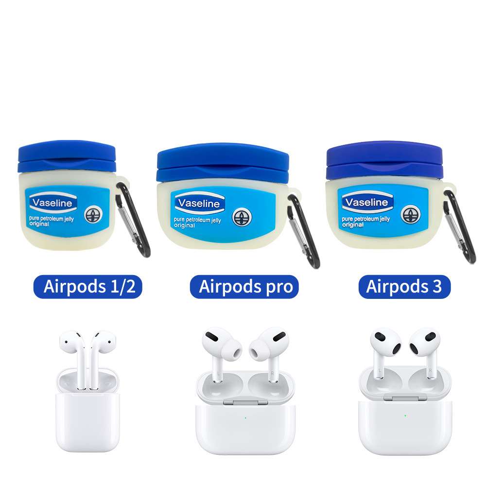 ヴァセリン風AirPodsproケース AirPods