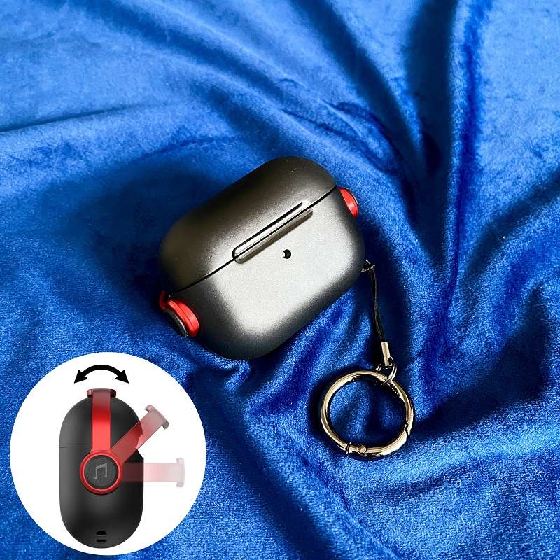メンズ多機能ロータリーAirPodsproケース AirPods