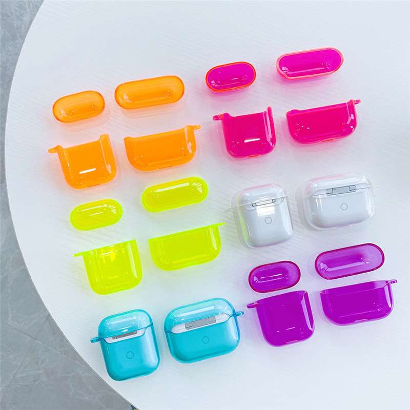 カラフルクリアAirPodsproケース AirPods