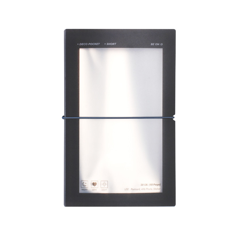 アルバム 透明ポケット付きリング式フォトアルバム