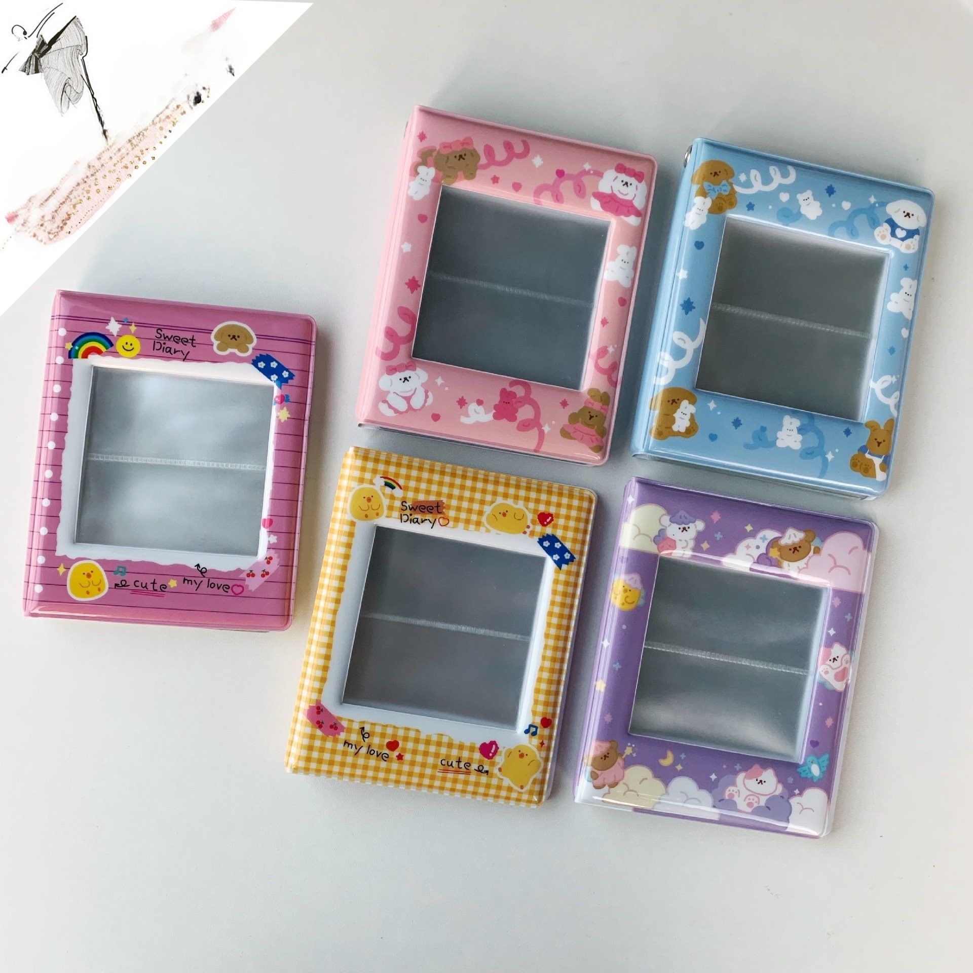 かわいいチェキ収納フォトアルバム