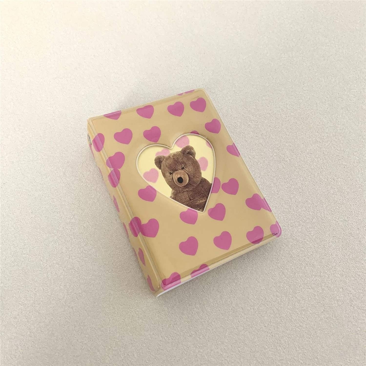 かわいいチェキ収納 ハート型ポケットアルバム
