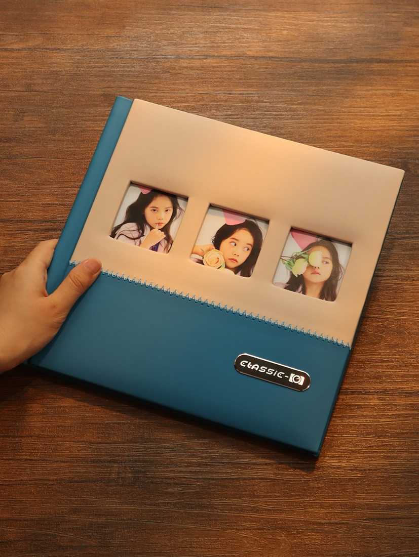 アルバム 思い出を彩る三窓フォトアルバム 製本