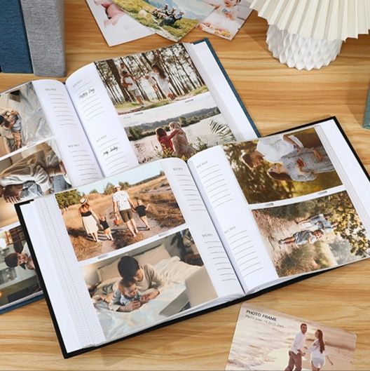 アルバム 花柄窓付きファブリック表紙思い出収納台帳