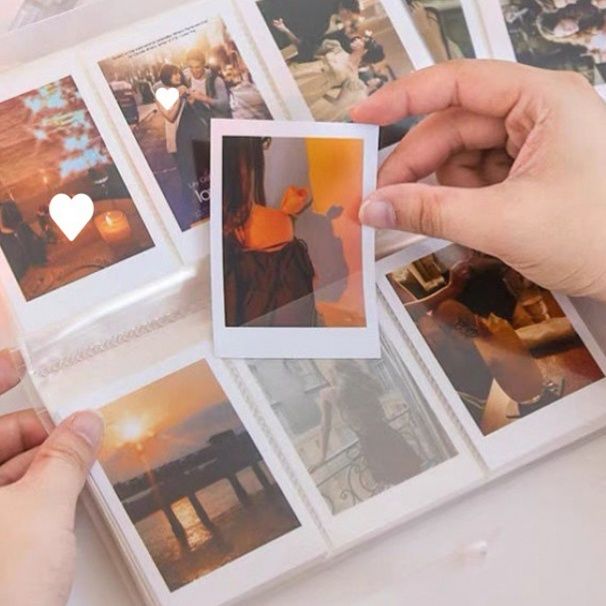 アルバム 透明ポケット付きチェキ収納アルバム