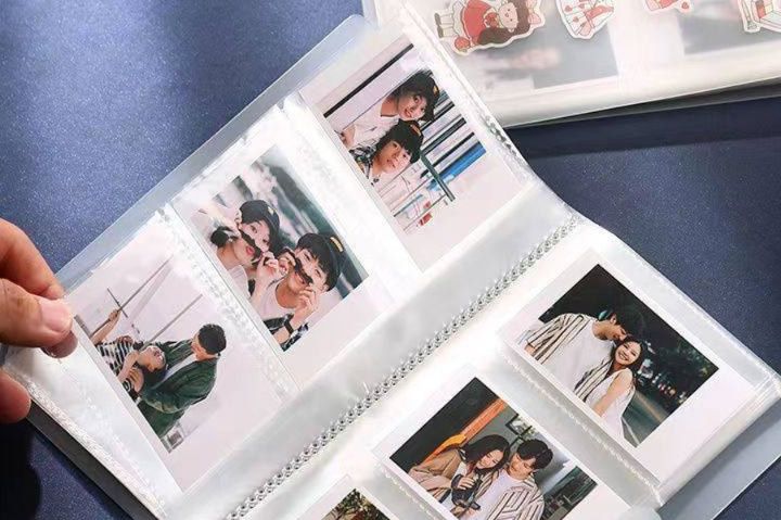 アルバム 透明ポケット式チェキ収納アルバム