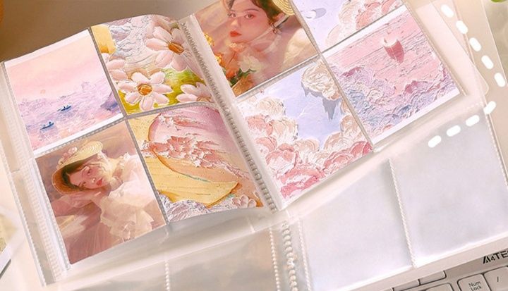 アルバム 透明ポケット式多機能収納フォトアルバム