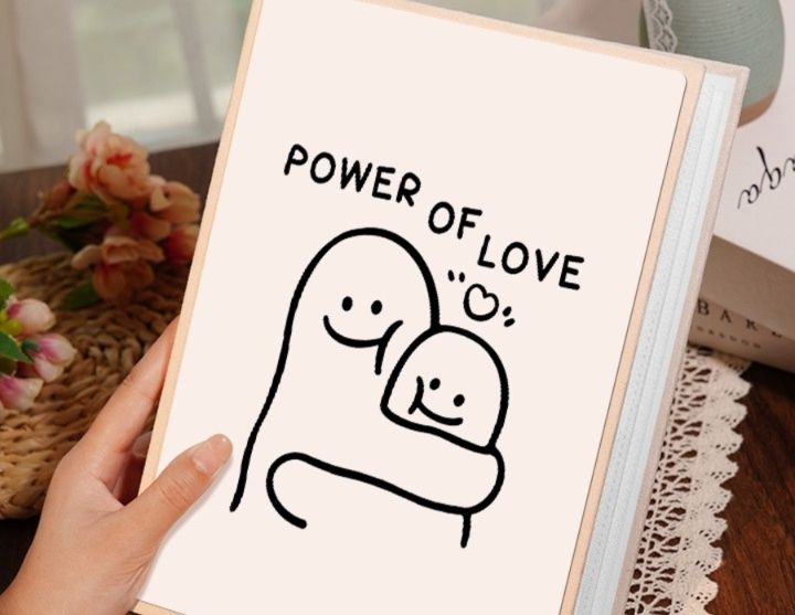 アルバム 愛の力スマイル抱擁イラストフォトアルバム