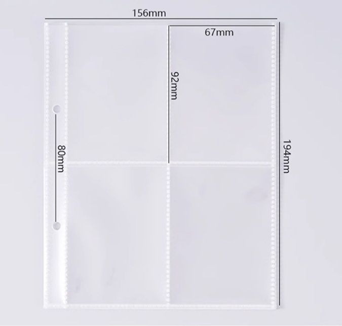 アルバム 小型カード収納用バインダー式フォトアルバム