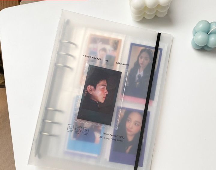 アルバム チェキ収納アルバム透明ポケット付き