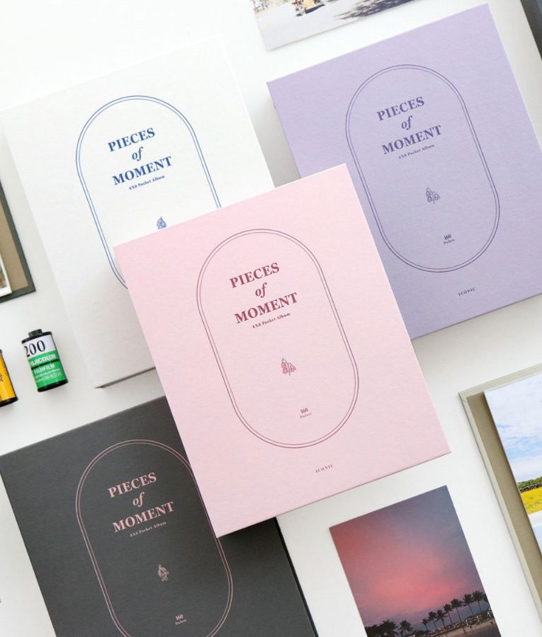 アルバム 思い出の瞬間を綴る透明保護カバー付きフォトアルバム