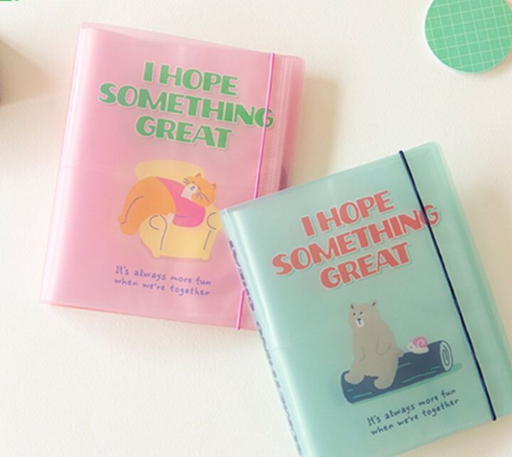 アルバム 動物イラスト入りチェキ収納アルバム