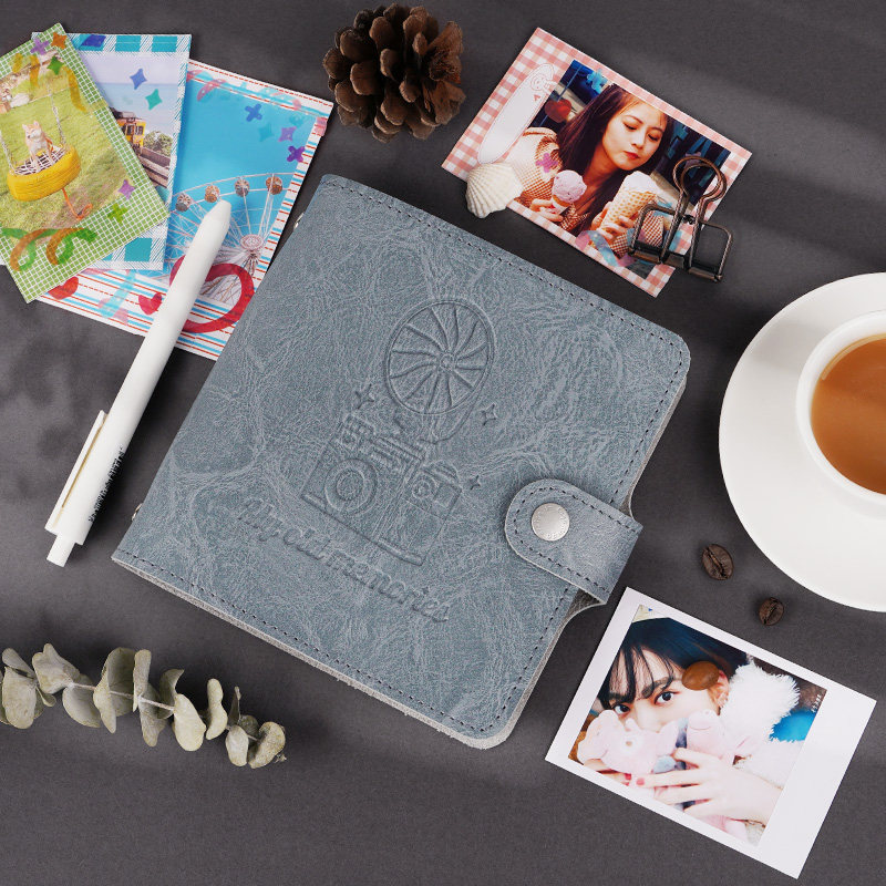 アルバム 可愛い型押しデザインチェキ収納アルバム