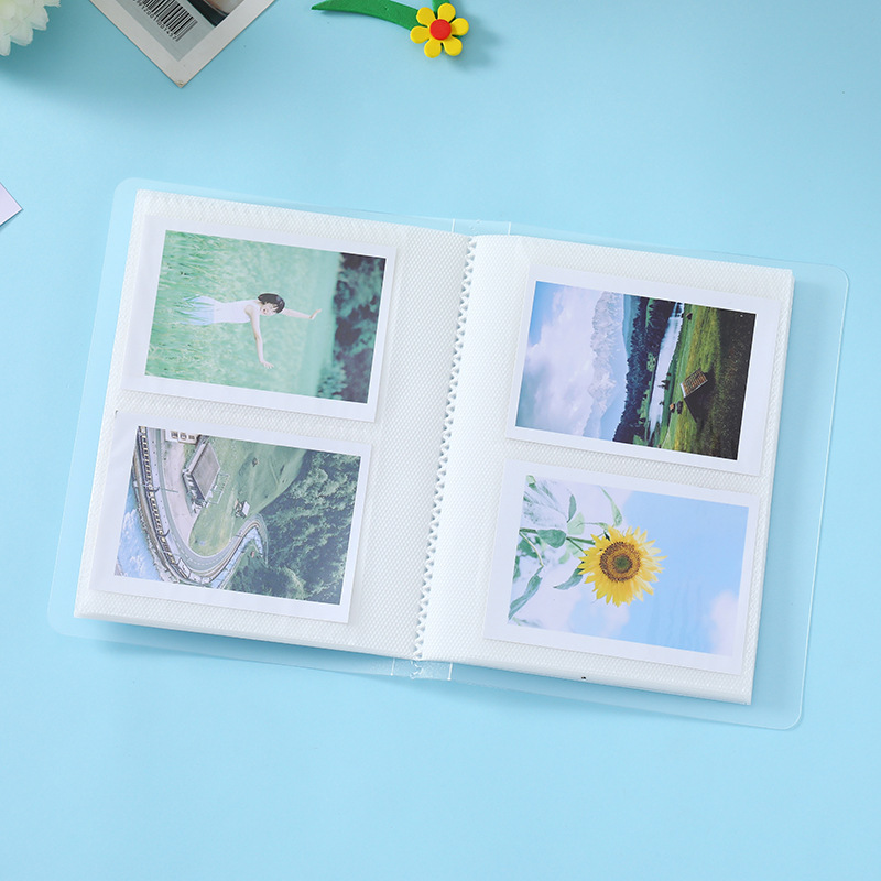 アルバム 思い出整理透明ポケット式チェキ保存帳