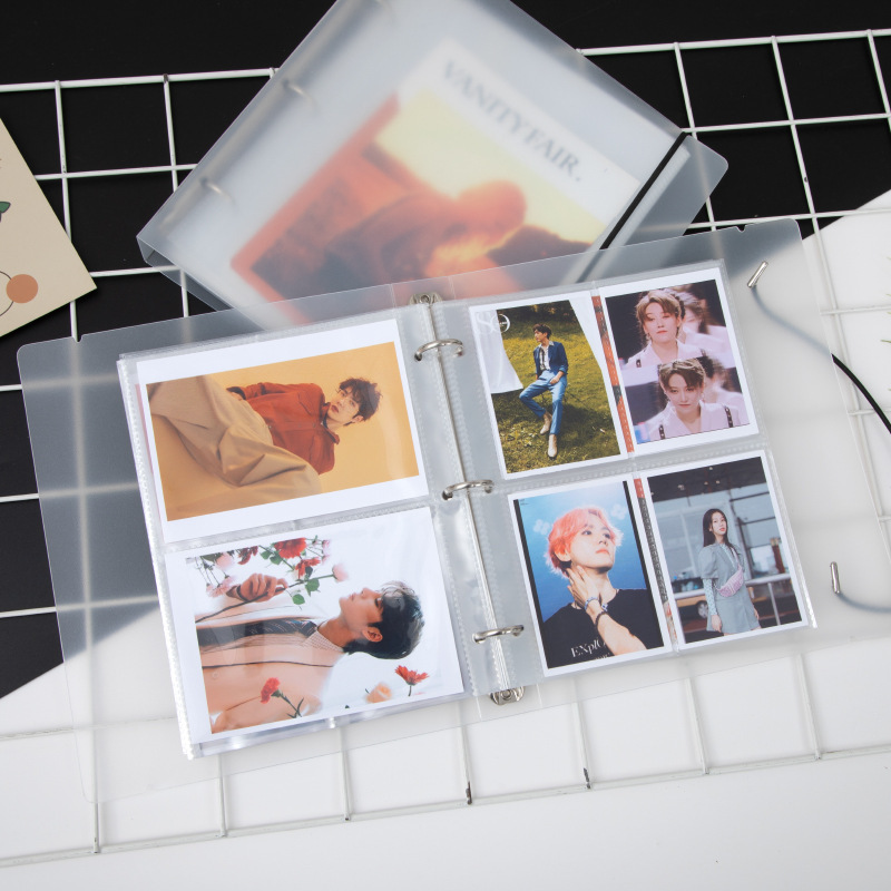 アルバム 透明ポケット式リング綴じフォトアルバム