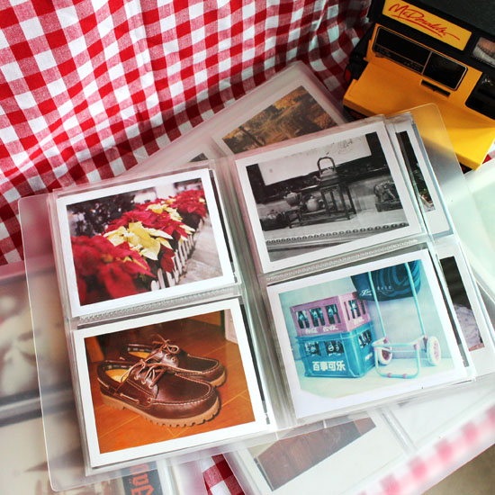 アルバム 透明ポケット式チェキアルバム