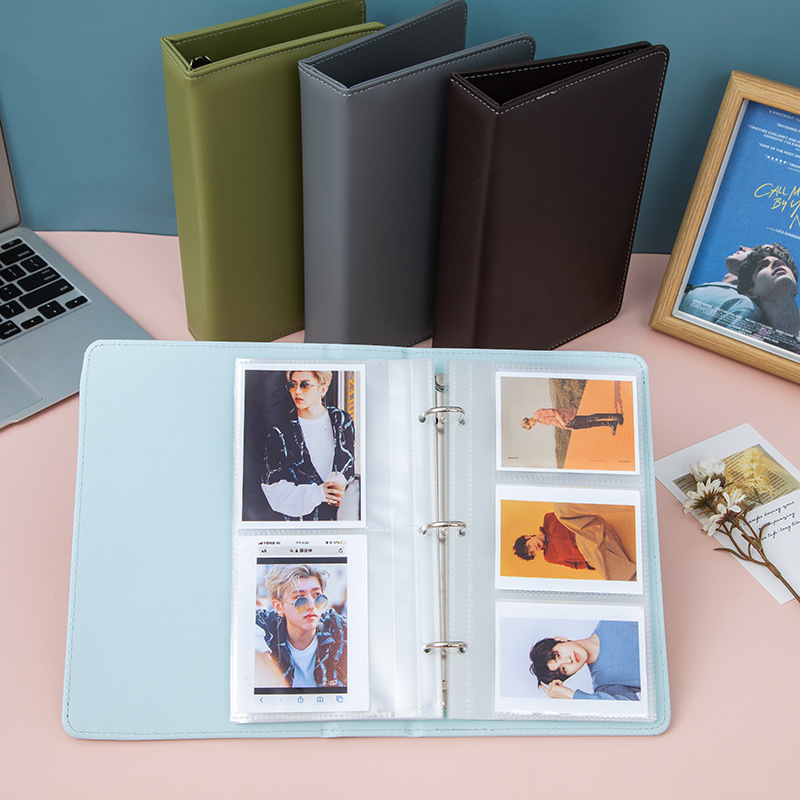 アルバム 思い出を綴るリング式写真収納帳