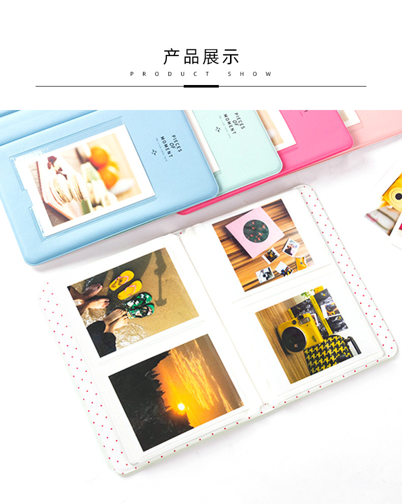 アルバム 思い出保管ポケット式チェキ収納アルバム