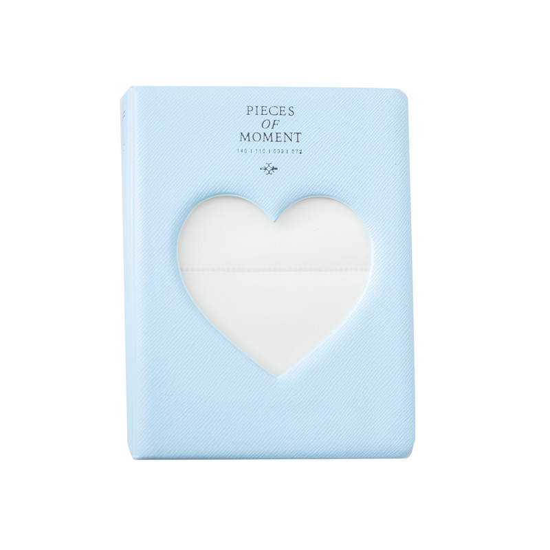 アルバム ハート窓付きパステル調瞬間写真保存アルバム