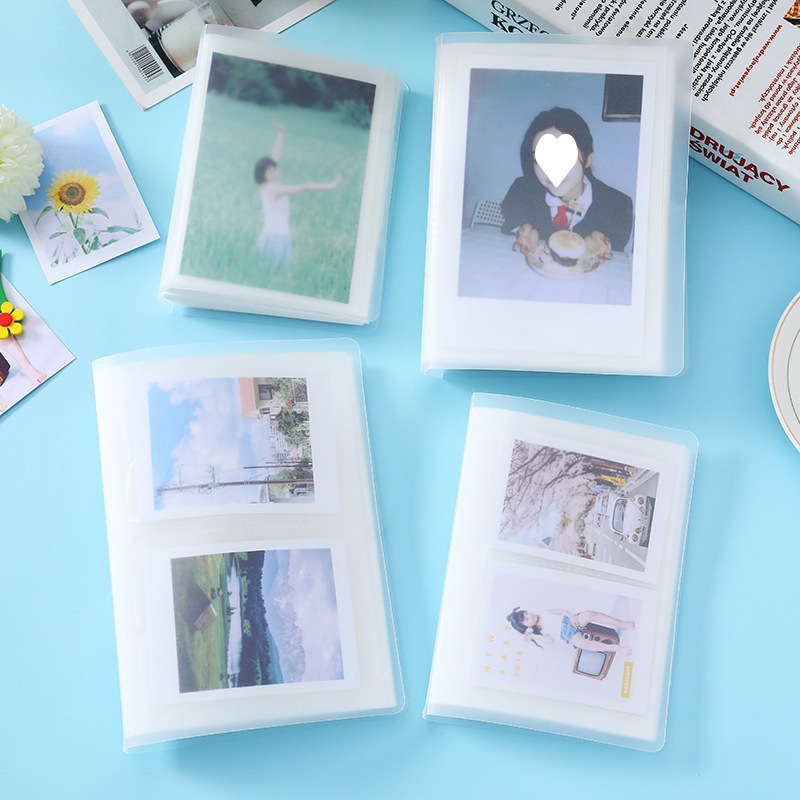アルバム 思い出整理透明ポケット式チェキ保存帳