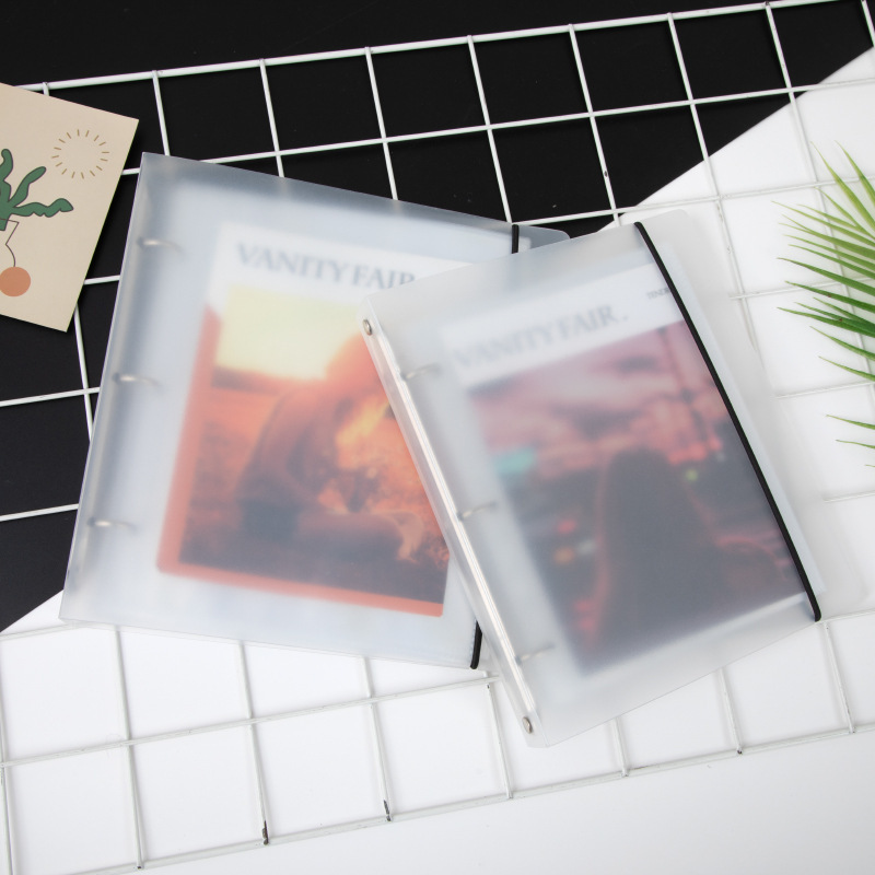 アルバム 透明ポケット式リング綴じフォトアルバム