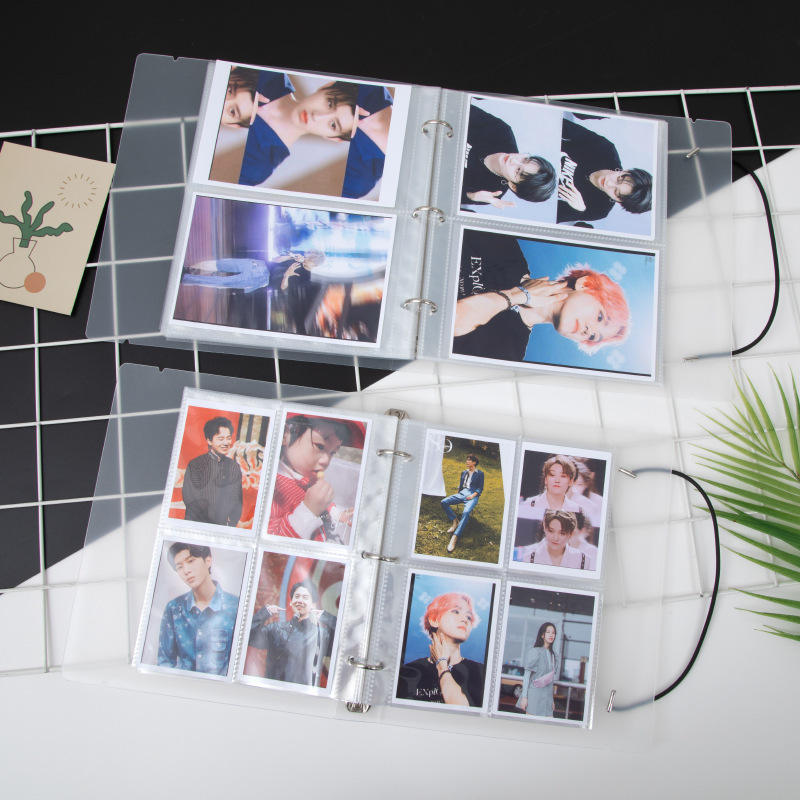 アルバム 透明ポケット式リング綴じフォトアルバム