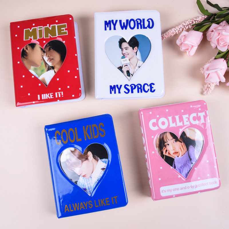 アルバム ハート窓付き推し活チェキ収納アルバム