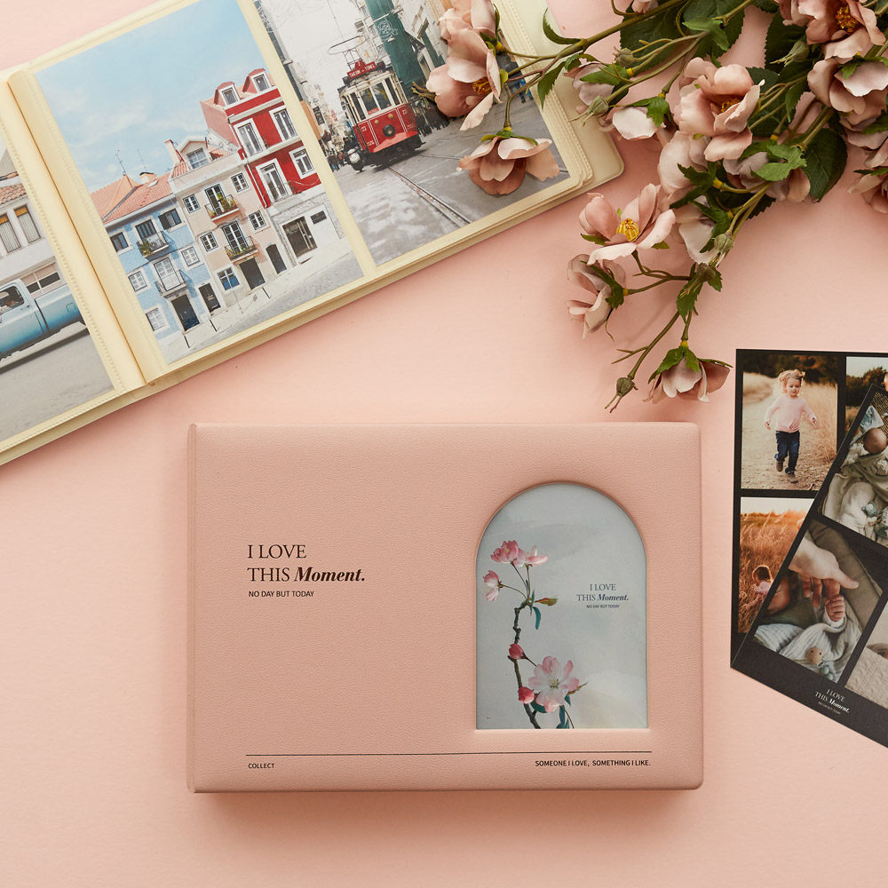 アルバム 窓型デザイン付きフォトアルバム