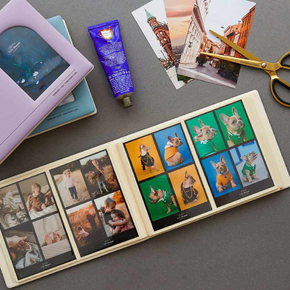 アルバム 窓型デザイン付きフォトアルバム