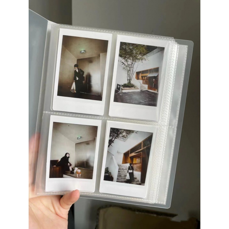 アルバム 透明ポケット付きチェキ収納アルバム