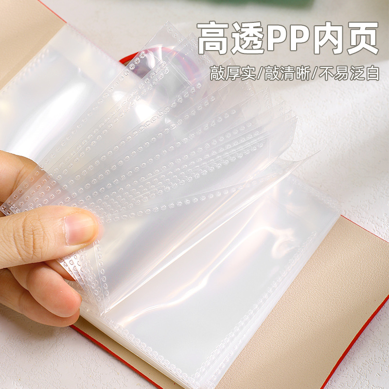 アルバム カメラ柄の手帳型カード収納アルバム