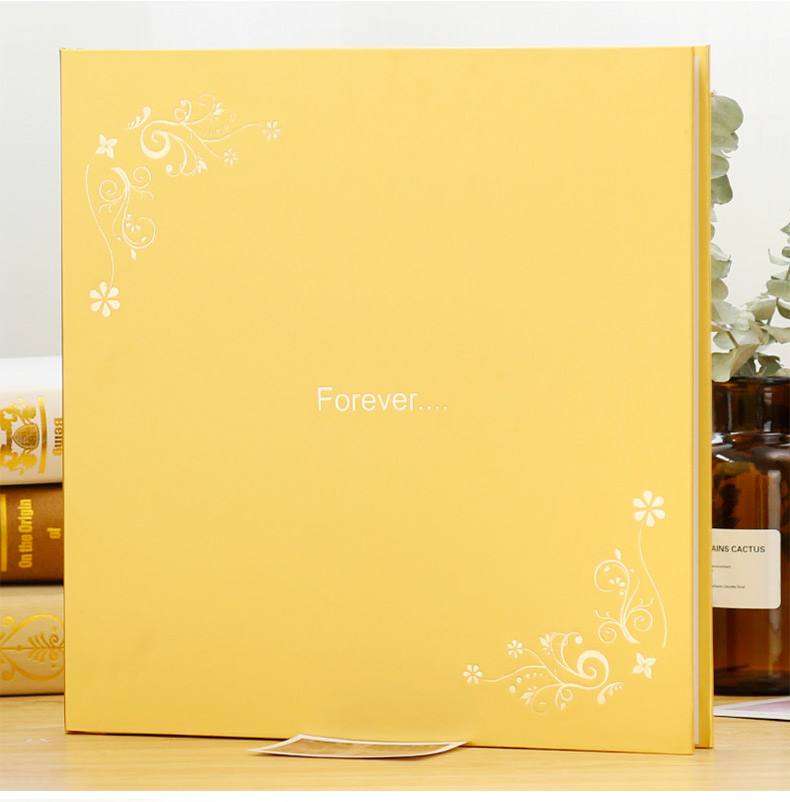 アルバム 永遠の思い出花柄装飾フォトアルバム