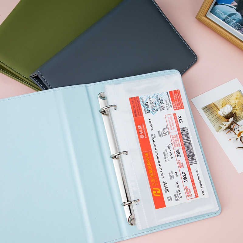 アルバム 思い出を綴るリング式写真収納帳