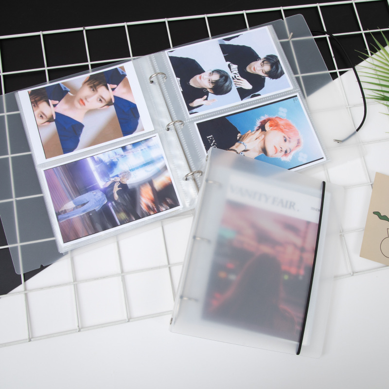 アルバム 透明ポケット式リング綴じフォトアルバム