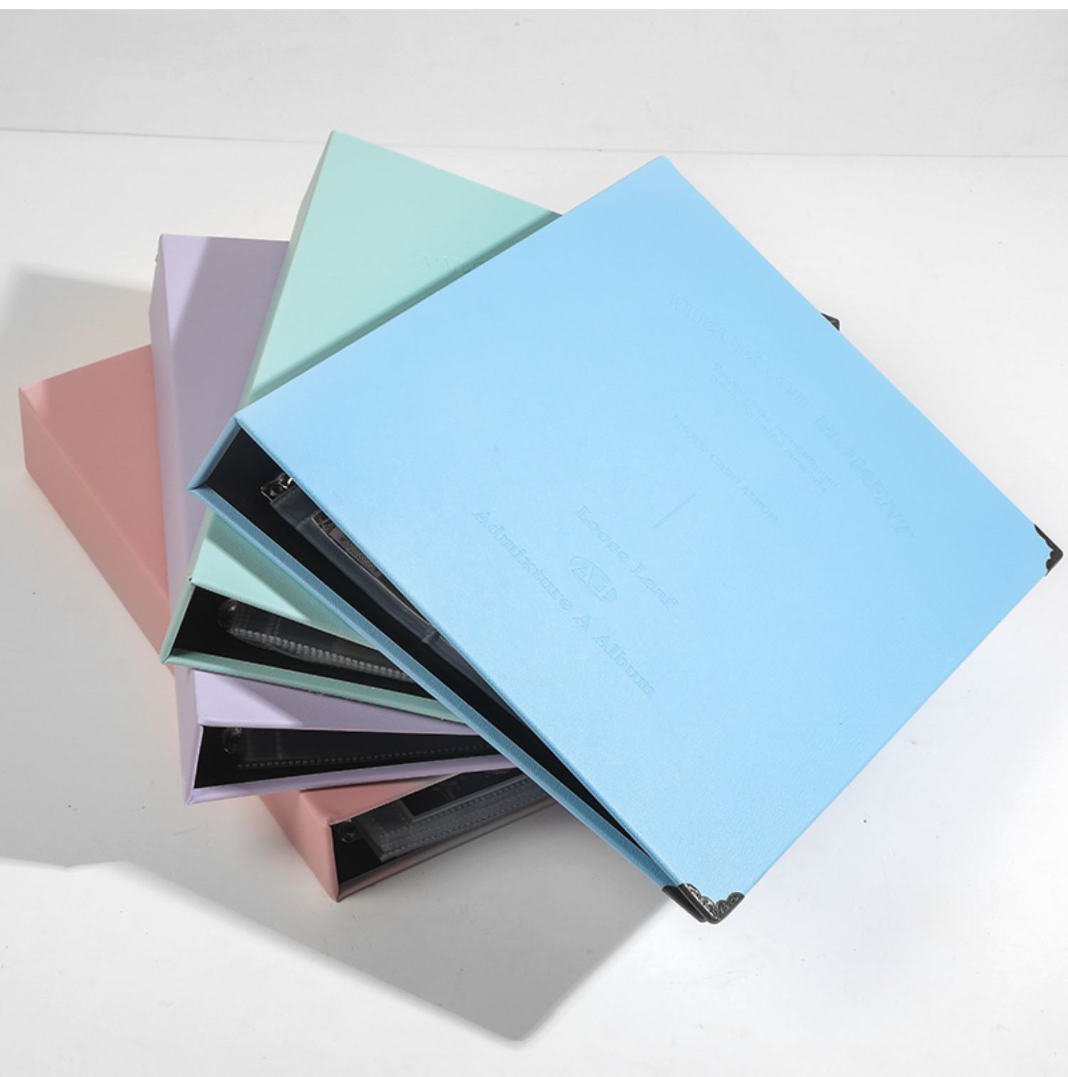 アルバム 思い出を彩るパステル調写真収納アルバム