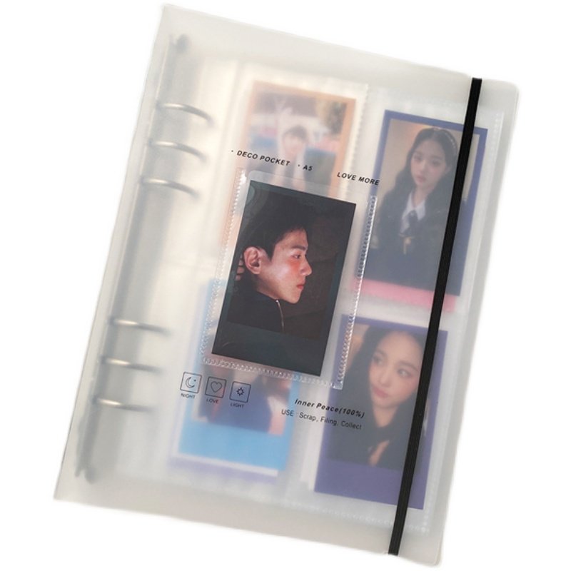 アルバム チェキ収納アルバム透明ポケット付き