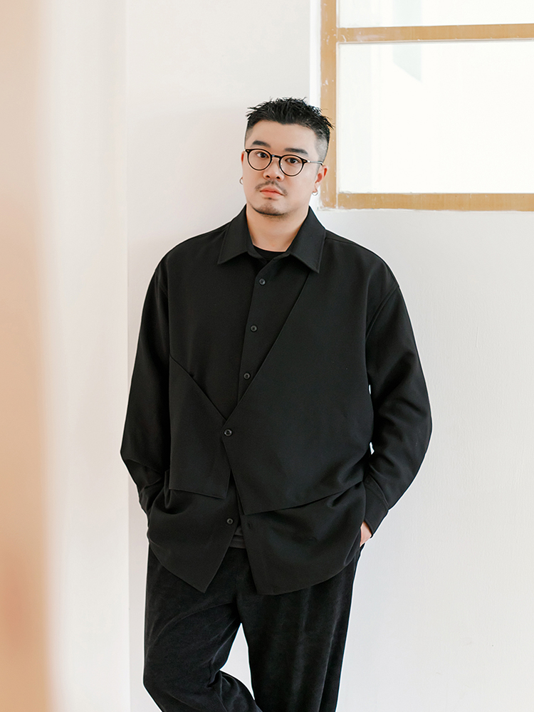 アシンメトリーデザインカーディガン