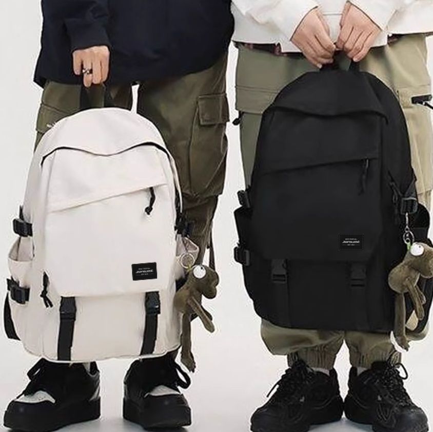バック パック メンズ シンプル機能的キャンパスリュック