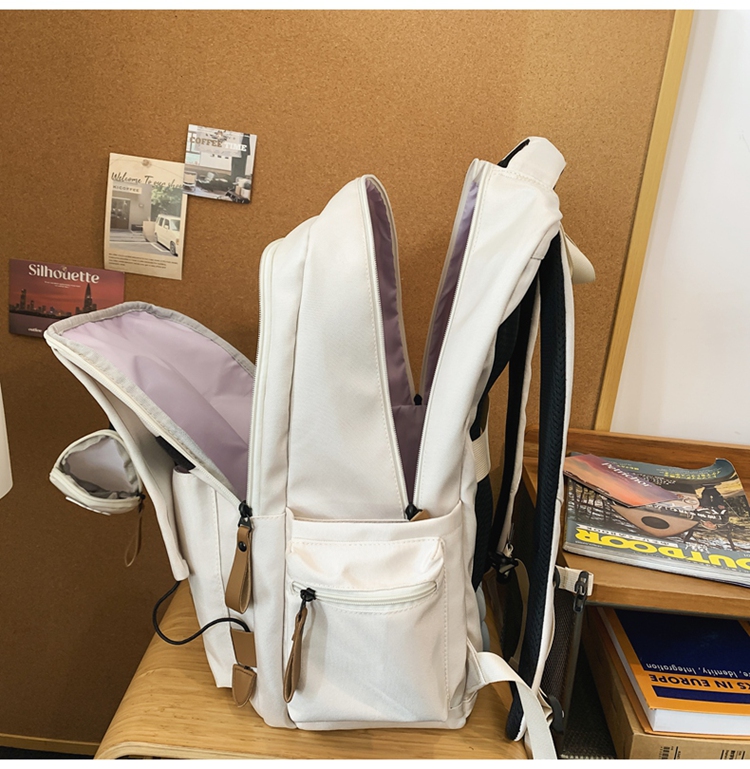 バック パック メンズ 多機能ポケット付き学生リュック