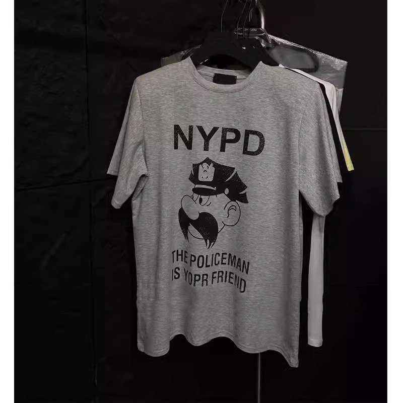 アメカジファッション  ニューヨーク警察風おもしろTシャツ