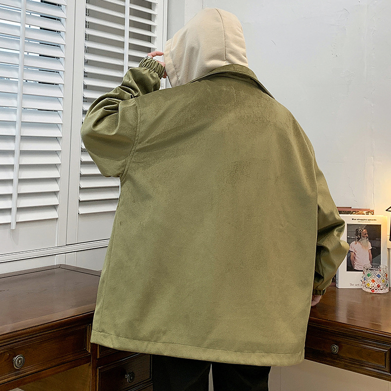 アメカジ ミリタリー風オーバーサイズコーチジャケット