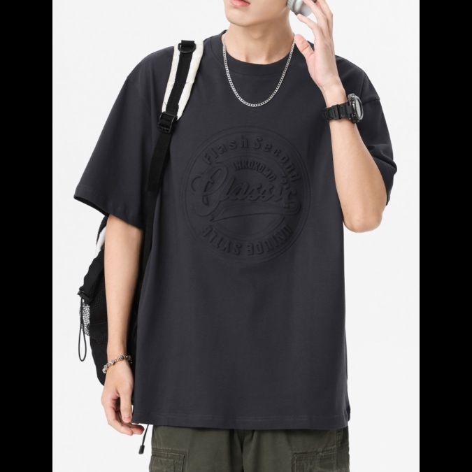アメカジ 型押しエンブレム ビッグシルエット