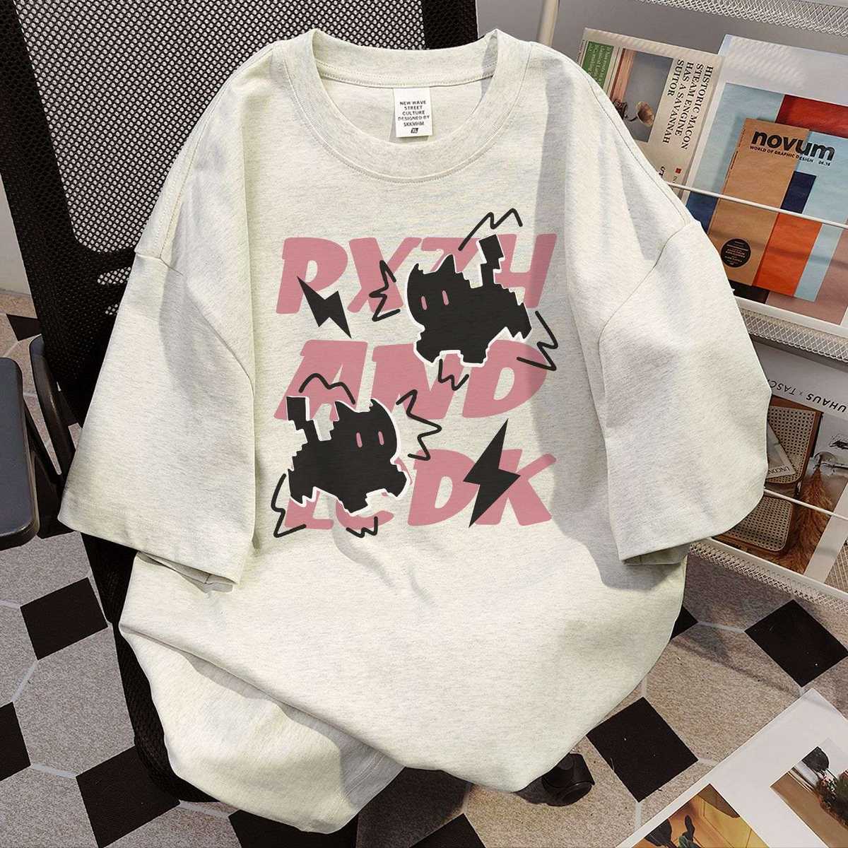 アメカジ ポケモン風ロックスタイル オーバーサイズTシャツ