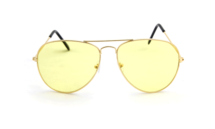 アメカジ 定番ティアドロップ型メタルフレームサングラス