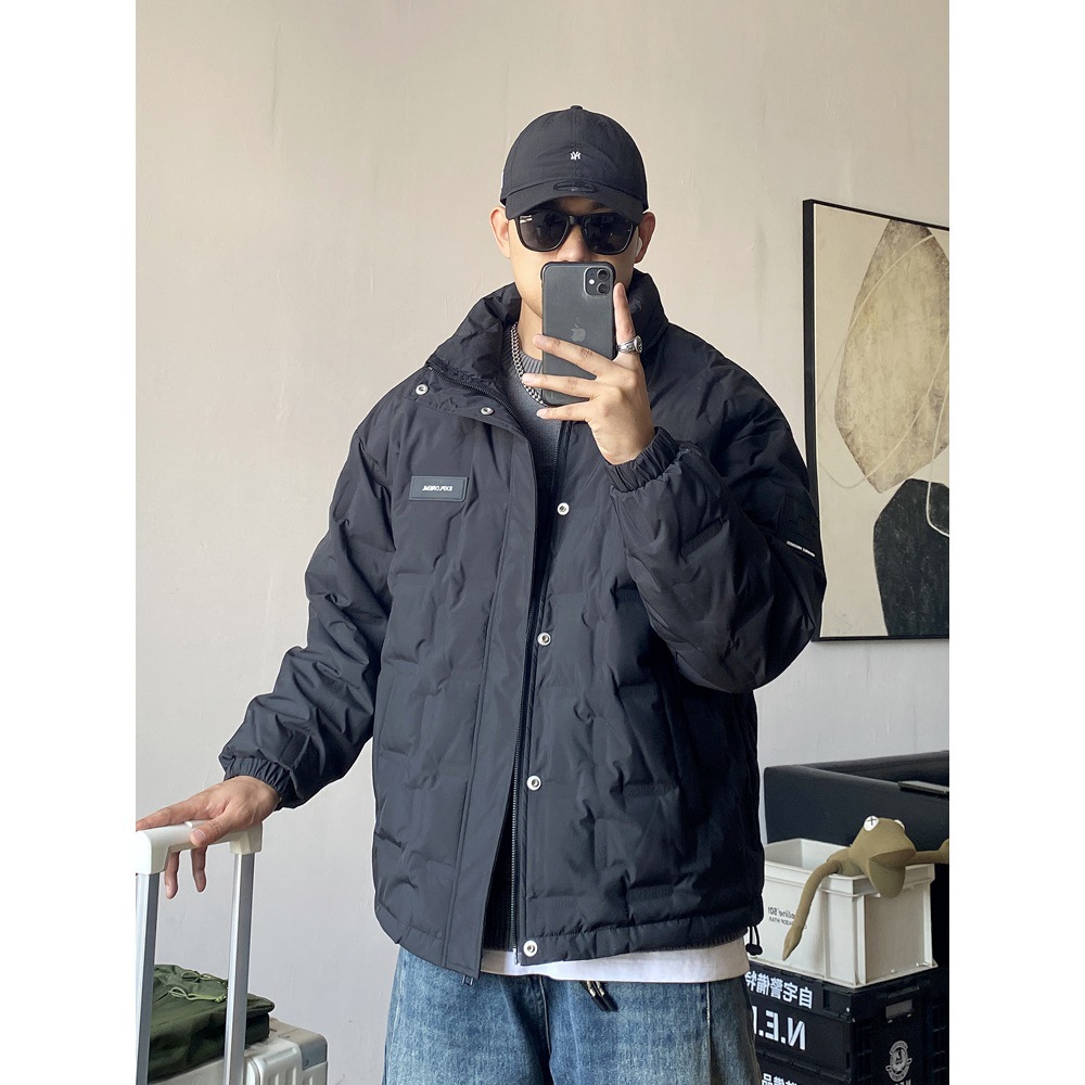 アメカジ オーバーサイズ中綿入りパッド付きジャケット