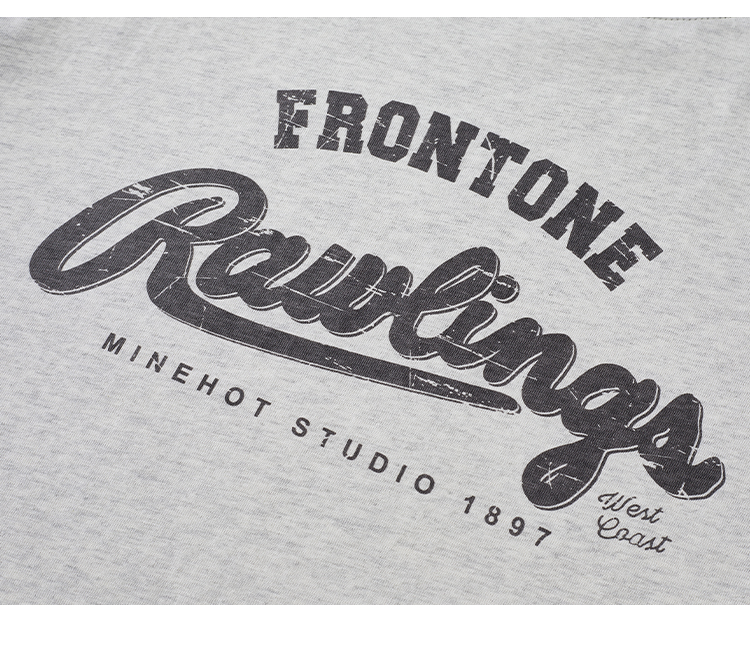 アメカジ フロントライン レトロ長袖Tシャツ