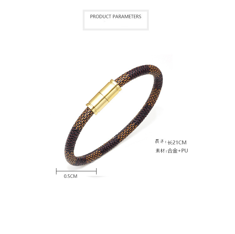 アメカジ 男性用ウォレットチェーン付きレザーブレスレット民族調