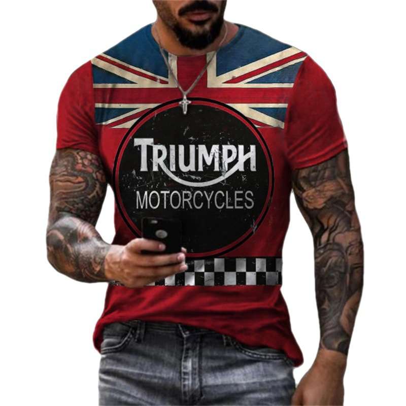 アメカジファッション  バイク愛好家のためのレトロなガレージTシャツ