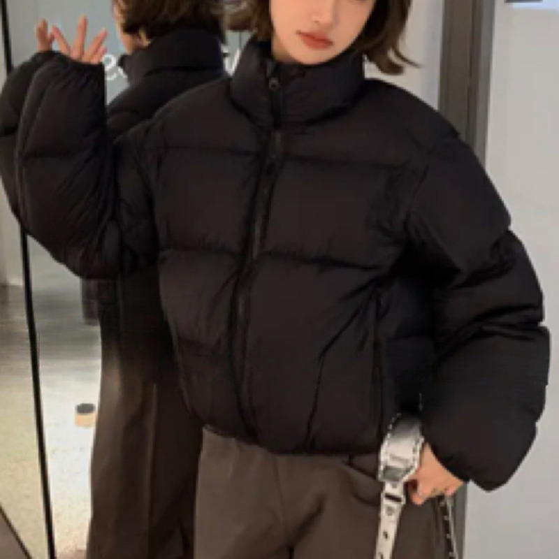 アメカジ ボリューム襟ショート丈中綿ジャケット アウター|アメカジ