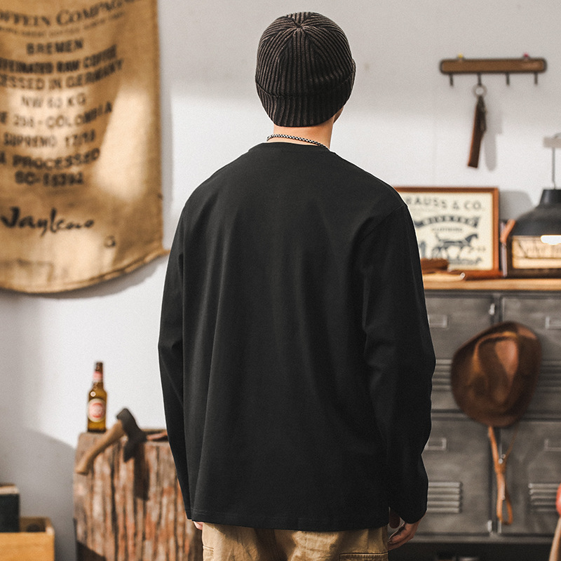 アメカジ ヴィンテージ風イーグルプリント長袖スウェット